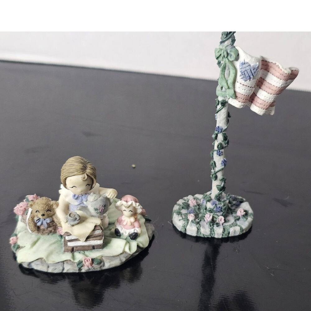 ivy and innocence figurinesset Of Two: Tea For Three And Long May It Wave